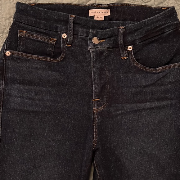 Good American Denim - Good American-good waist cross-over skinny jeans